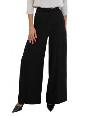 Pantaloni palazzo a vita alta con cintura Imperial
